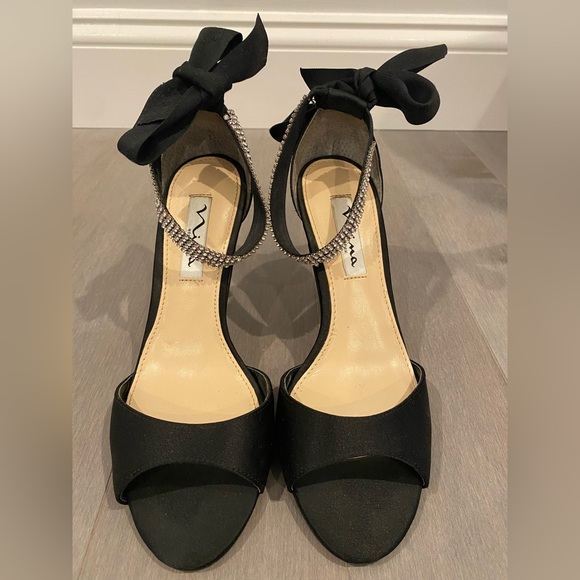 Black Rhinestone heels - Picture 3 of 8